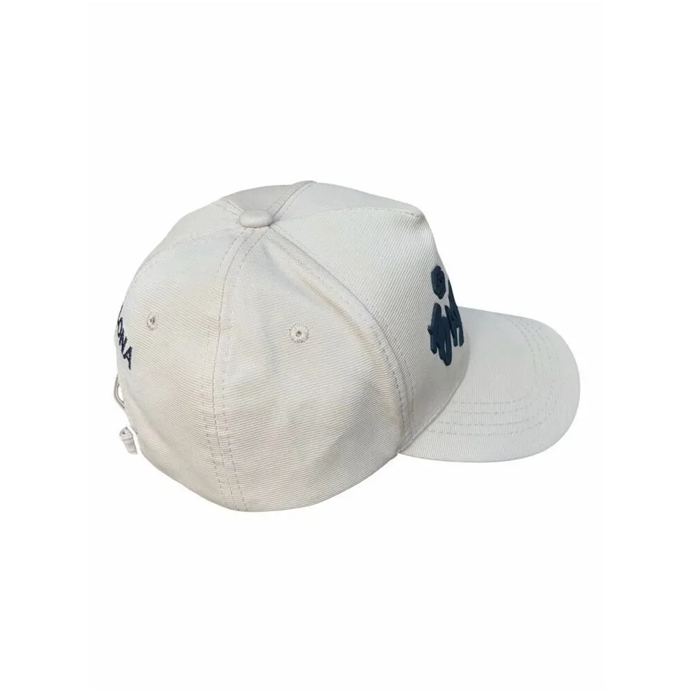Beige/Tan Barcelona Graphic Logo Baseball Hat/Cap Adj Spain Football/Soccer OS